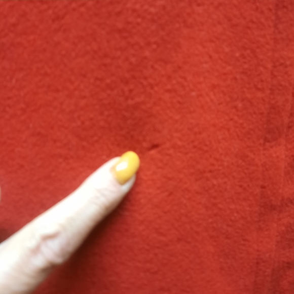 Lauren Ralph Lauren Red Single-Breasted Wool Cashmere Blend Waist Coat 10 - Picture 7 of 9